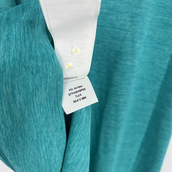 Patagonia T Shirt Size Medium Womens Teal Capilene Cool Daily Graphic Tee Crew - Picture 9 of 9